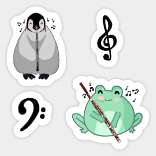 Double Reed Buddies Sticker